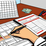 **Prompt:** Illustration of a person meticulously organizing various insurance policy documents (auto, home, life, health) on a desk, using color-coded folders and labels, with a calculator and a financial planning notebook nearby. Emphasize a sense of control and informed decision-making. Style: Clean, modern vector illustration.